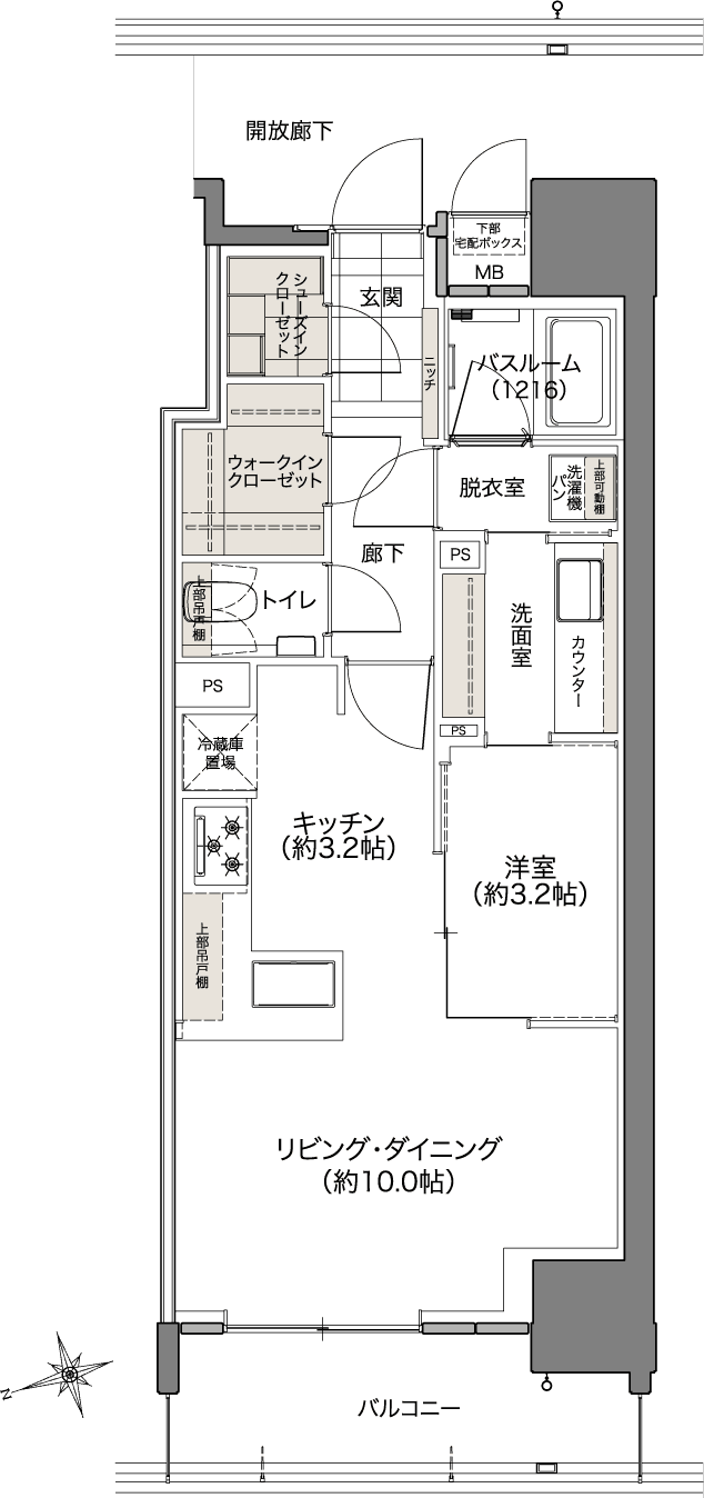 B TYPE 間取り図