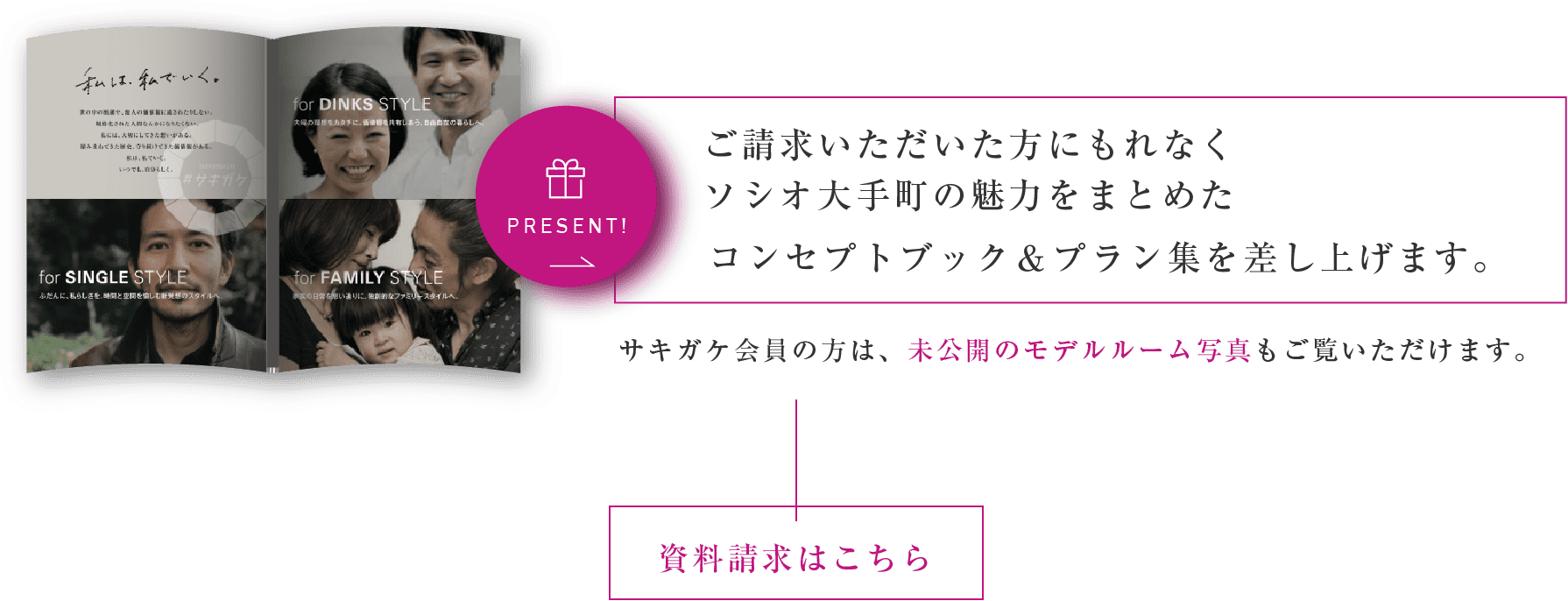 資料請求はこちら。